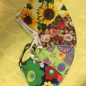 Set 4-pack face mask - SPRING FLOWERS